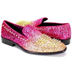 Men's Glitter & Spike Smoker Shoe